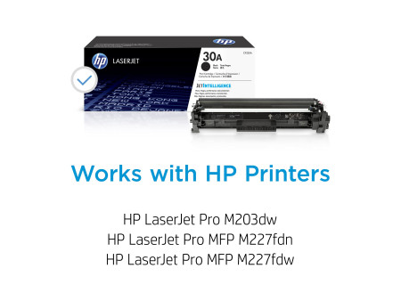 hp Toner hp 30A pour LaserJet Pro M203dn, noir