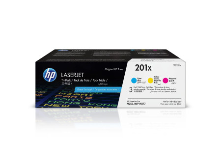hp Toner hp 201X pour LaserJet Pro M252n, 3 couleurs