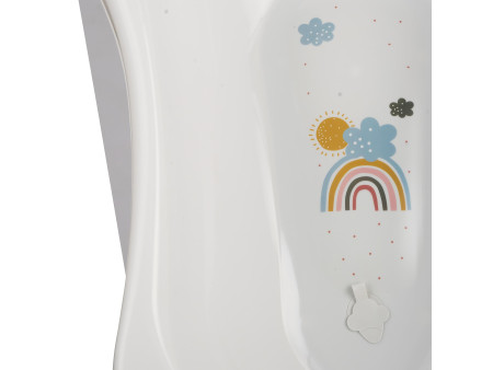 keeeper kids Baignoire 'maria Rainbow', avec bonde, blanc