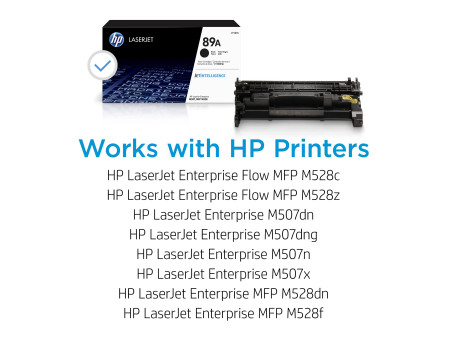 hp Toner hp 89A pour LaserJet Enterprise M507dn, noir
