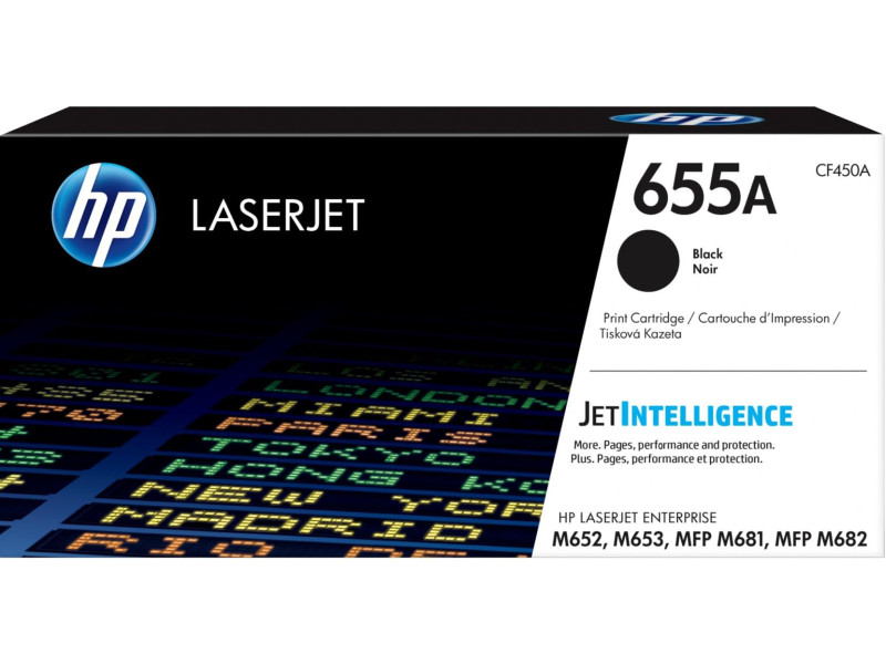hp Toner hp 655A pour LaserJet Enterprise M652dn, noir