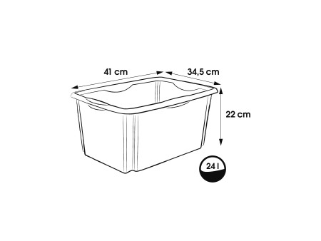 keeeper Boîte de rangement 'emil', 24 litres, nordic-red