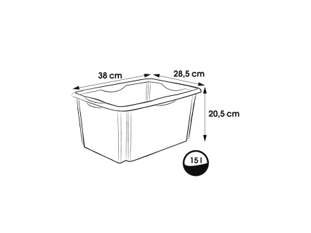 keeeper Boîte de rangement 'emil', 15 litres, nordic-green