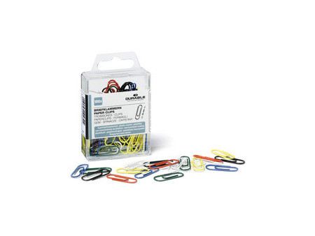 DURABLE trombones, gaine en plastique, en couleur, 26 mm
