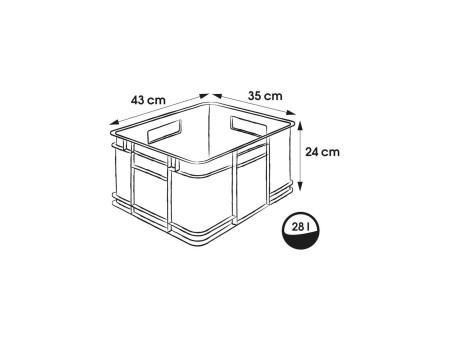 keeeper Caisse de rangement Euro-Box XL 'bruno eco'
