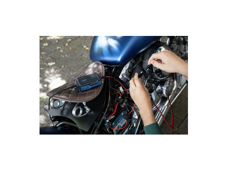 ANSMANN Chargeur pour batterie BC, 6-12V/1A, noir/bleu