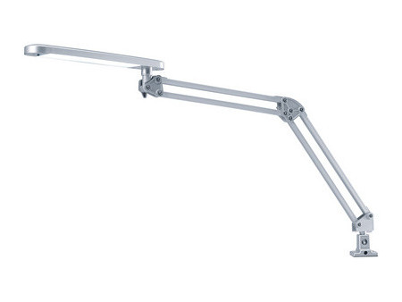 Hansa Lampe de bureau à LED 4 Stars, avec pince, argent