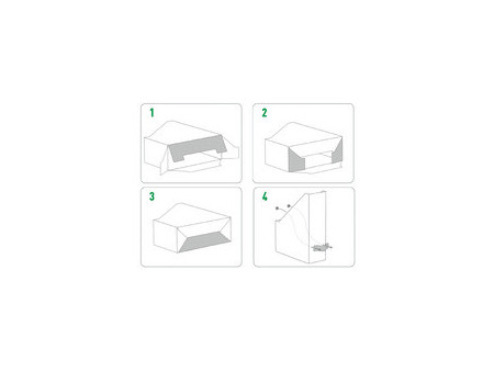 LEITZ Porte-revues Puro, A4, carton, set de 2, bleu nuit