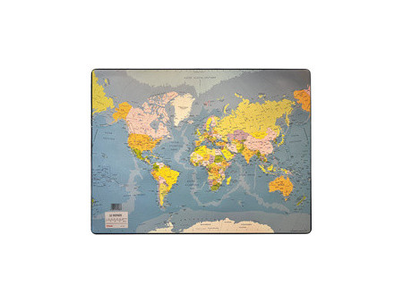 Esselte Sous-main en plastique, 'Carte du monde'