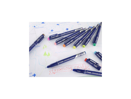 PILOT Stylo feutre Fineliner FRIXION EVOLUTIVE SET, étui 4