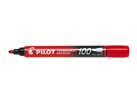 PILOT Marqueur permanent 100, pointe ogive, bleu