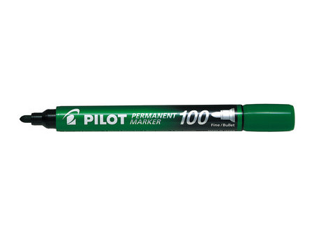 PILOT Marqueur permanent 100, pointe ogive, bleu