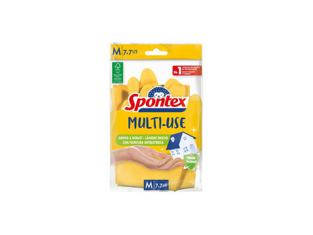 Spontex Gant en latex Multi-Use, taille: L, jaune