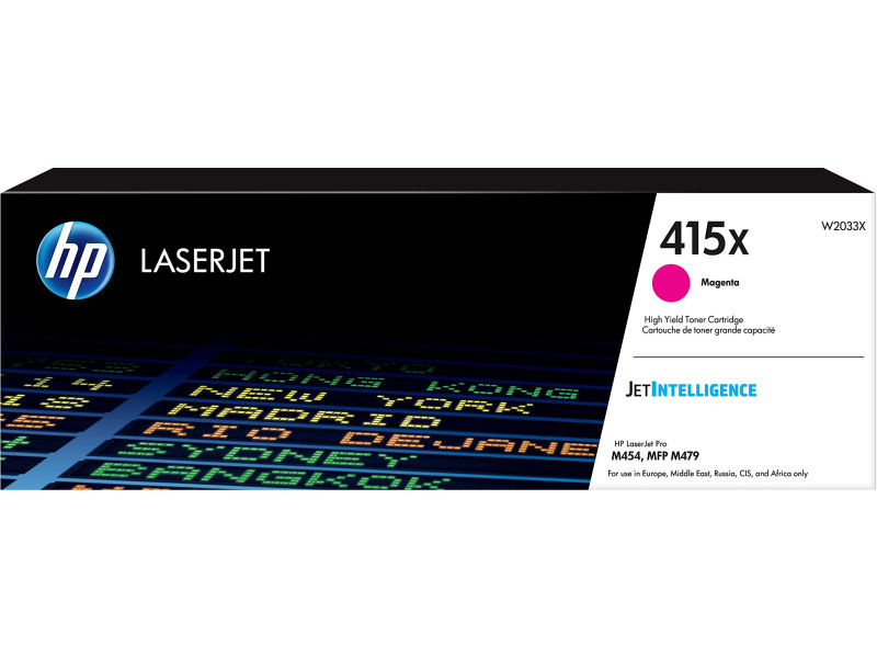 hp Toner hp 415X pour Color LaserJet Pro M454dn, magenta