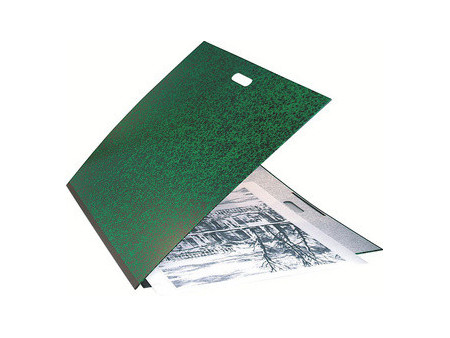 EXACOMPTA Carton à dessin, 590 x 720 mm, carton, vert / noir