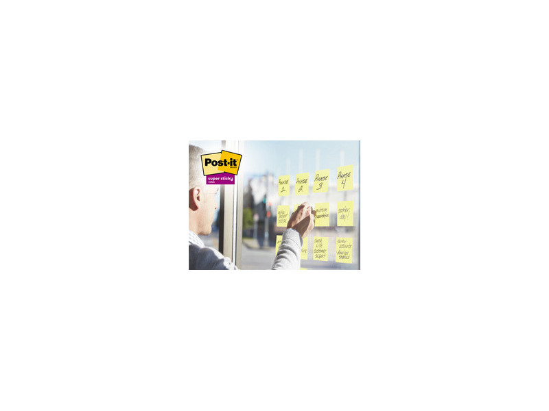 Post-it Bloc-notes super sticky Recycling Z-Notes, jaune