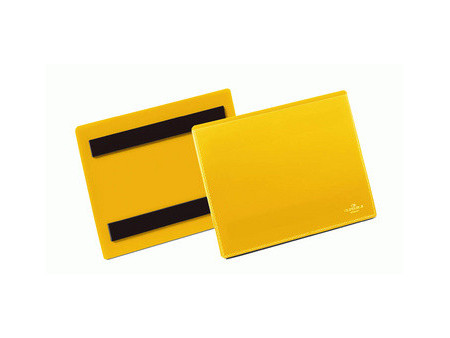 DURABLE Pochette d'identification, magnétique, jaune