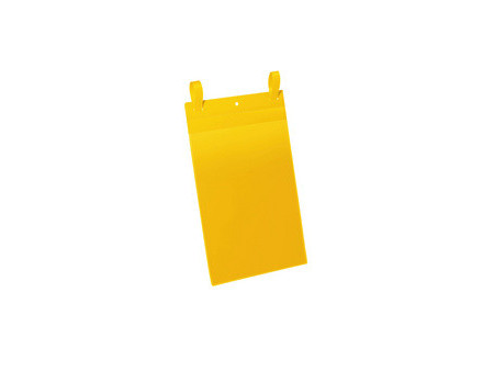 DURABLE Pochette pour casier en treillis, A5 paysage, jaune