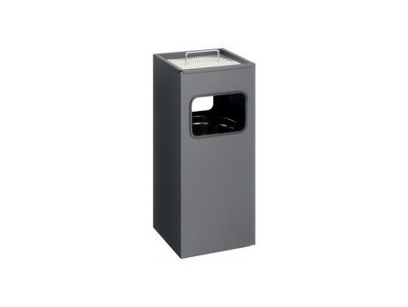 DURABLE Corbeille à papier METAL, avec cendrier, 17 litres