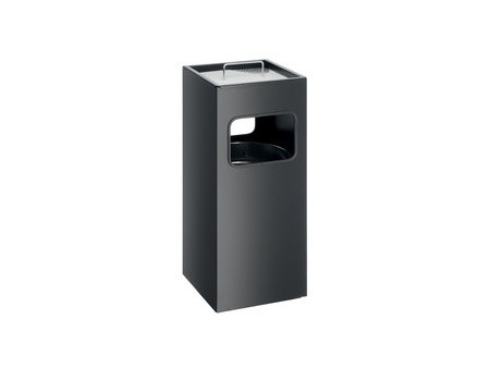 DURABLE Corbeille à papier METAL, avec cendrier, 17 litres