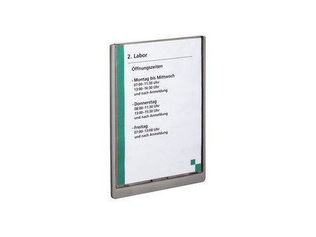 DURABLE Plaque de porte CLICK SIGN, A4, bleu foncé