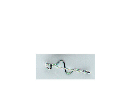 DURABLE Porte-badge avec épingle torsadée, 75 x 40 mm