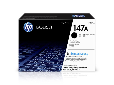 hp Toner hp 147A pour LaserJet Enterprise M611dn, noir