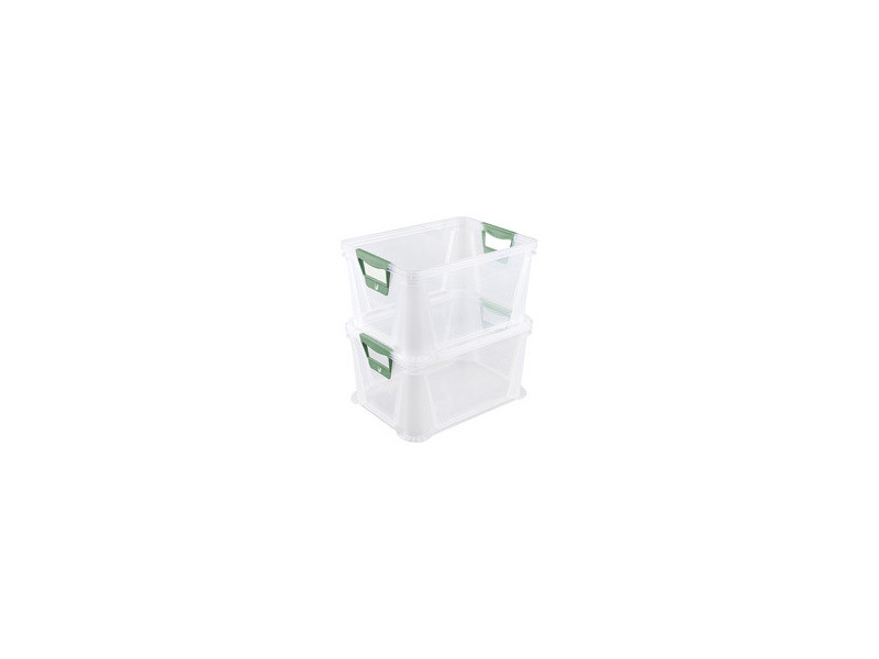 keeeper Boîte de rangement 'luis', 45 L, transparent