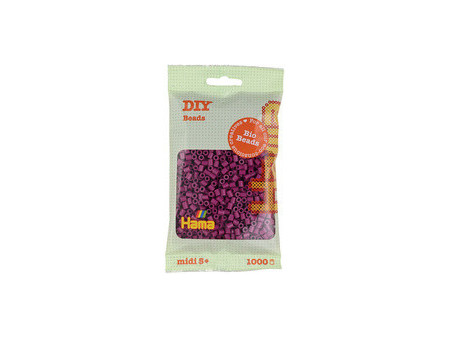 Hama Perles à repasser Bio midi, sachet, prune
