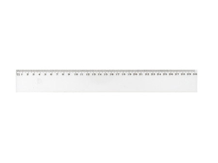 Wonday Règle plate, 400 mm, en plastique