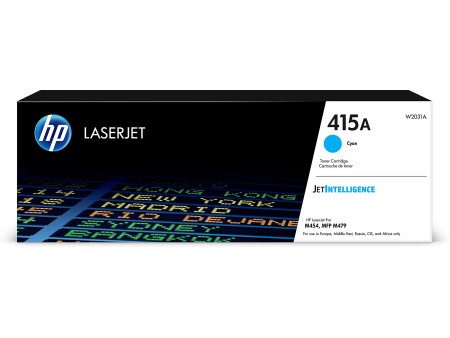 hp Toner hp 415A pour LaserJet Enterprise M455dn, cyan