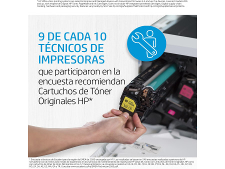 hp Toner hp 415A pour LaserJet Enterprise M455dn, jaune