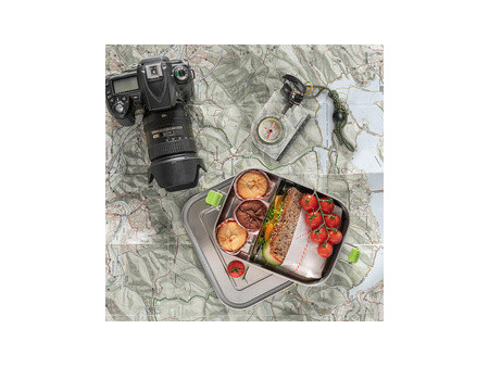 APS Boîte-repas 'LUNCHBOX', acier inoyxdable, 0,8 litre