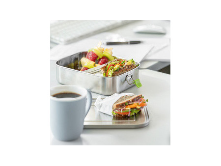 APS Boîte-repas 'LUNCHBOX', acier inoyxdable, 0,8 litre