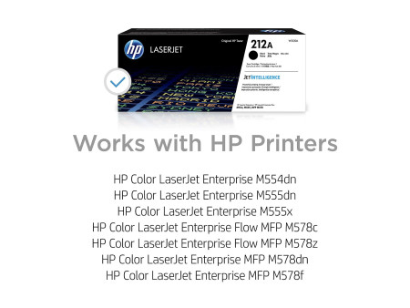 hp Toner hp 212A pour LaserJet Enterprise M555x, noir