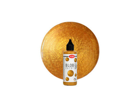 ViVA DECOR Blob Paint, 90 ml, or rose métallisé