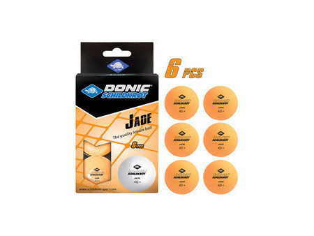 DONIC SCHILDKRÖT Balle de tennis de table Jade, boîte de 6