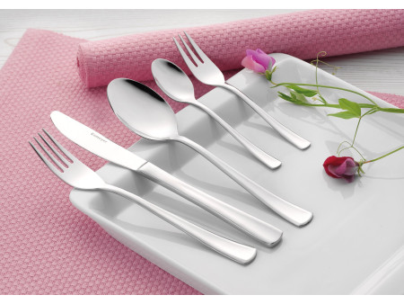 Esmeyer Cuillère à café 'Stockholm', Set de 12, acier 18/10