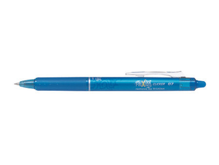 PILOT Stylo roller FRIXION BALL CLICKER 07, bleu