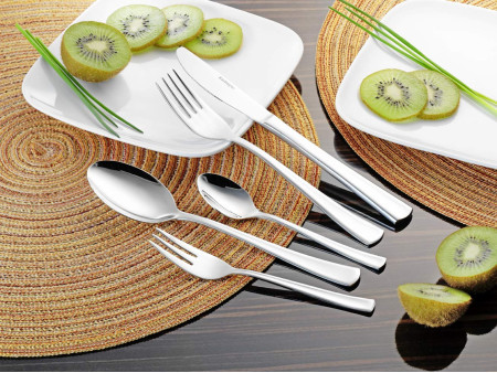 Esmeyer Couteau 'Stockholm', set de 12, acier chromé 13/0
