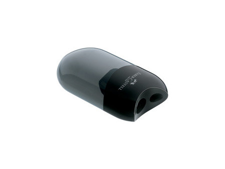 FABER-CASTELL Taille-crayon double, noir