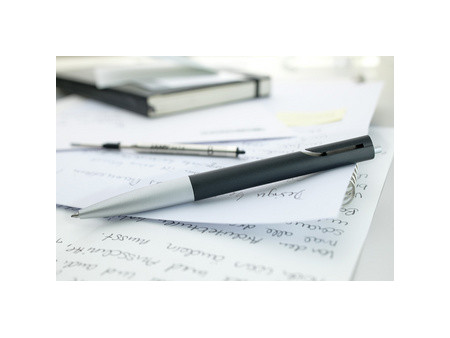 LAMY Stylo à bille rétractable noto white silver