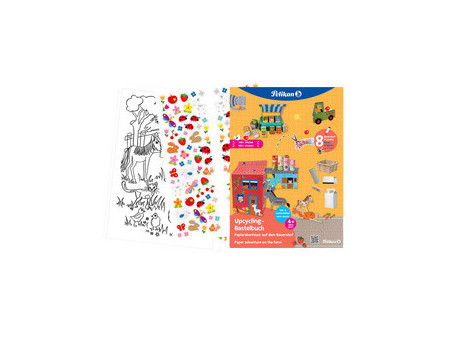 Pelikan Cahier d'art plastique upcycling 'monde aquatique'