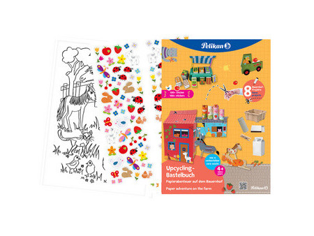 Pelikan Cahier d'art plastique upcycling 'monde aquatique'