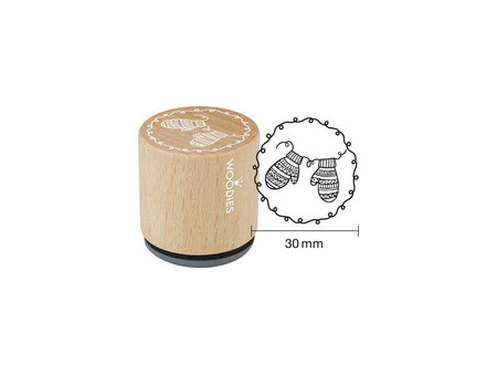 COLOP Tampon à motif Woodies 'bonhomme de neige'