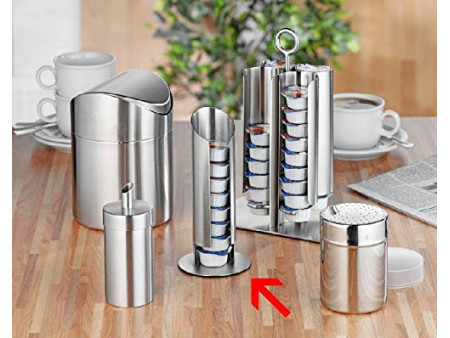 Esmeyer Distributeur de capsules de lait, en acier inox