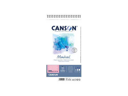 CANSON Album papier aquarelle 'Montval', 240 x 320 mm, 300 g