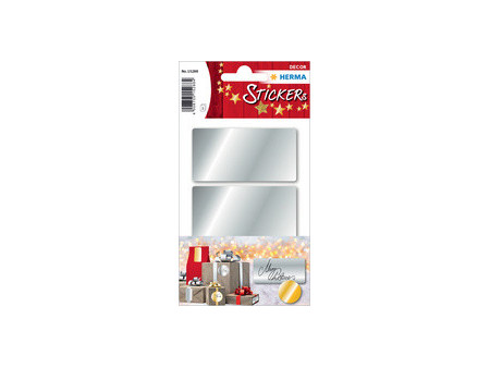 HERMA Sticker de Noël, rectangulaire, 34 x 67 mm, or