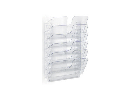 DURABLE Set de porte-brochures mural 'FLEXIPLUS 6', A4