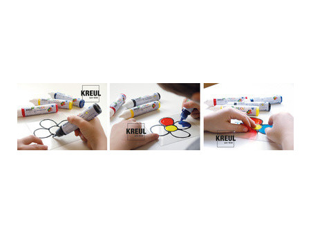 KREUL Window Color Pen 'MUCKI', kit de 4